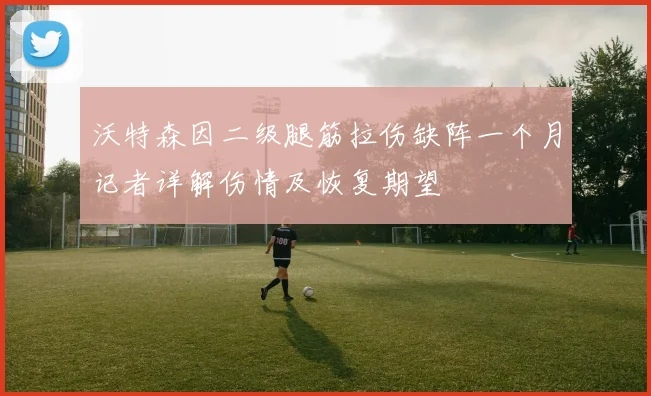 沃特森因二级腿筋拉伤缺阵一个月记者详解伤情及恢复期望